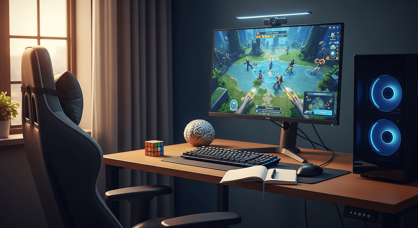 Psicologia dos Games: Como Jogos Modernos Influenciam Foco, Reflexo e Estratégia