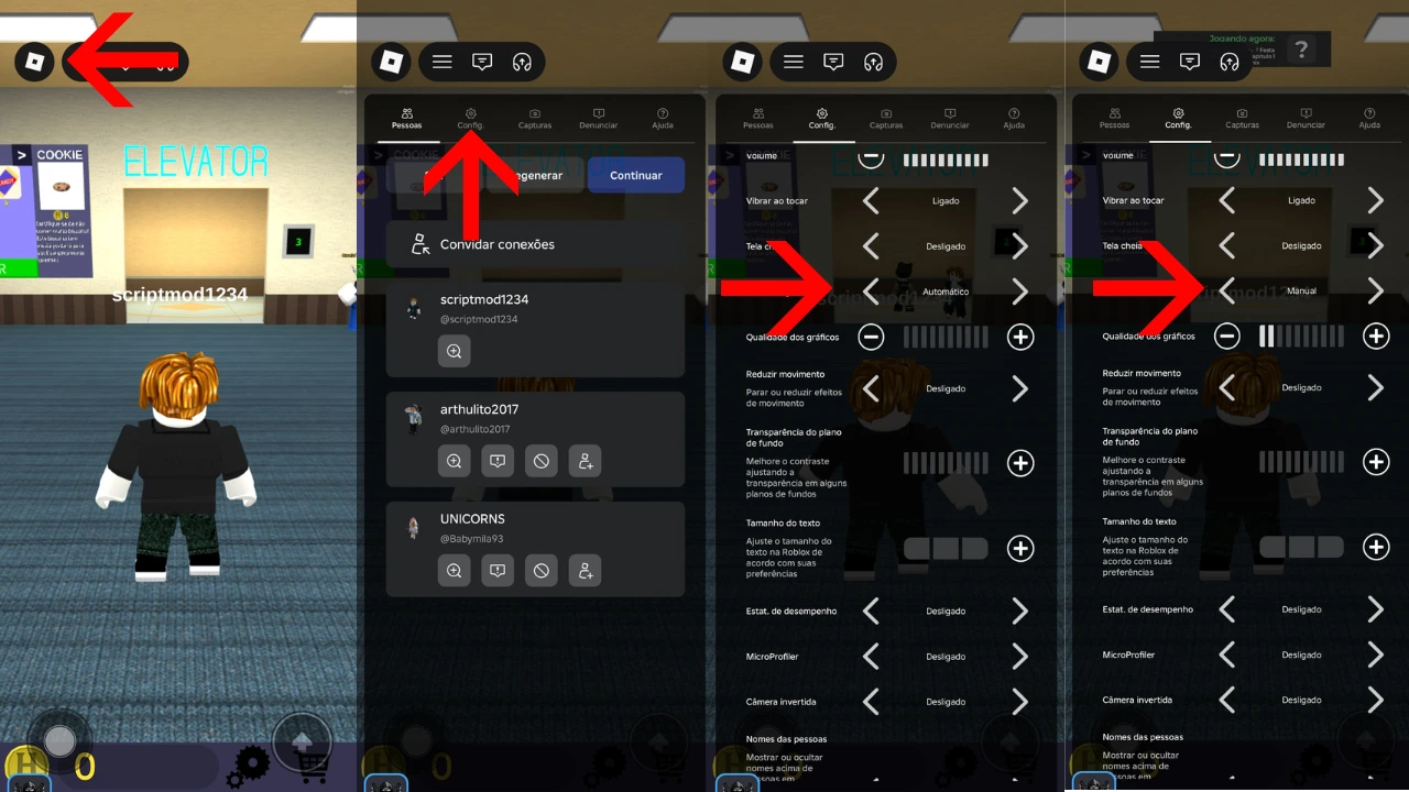 Configurações dentro do próprio jogo (O básico que funciona)